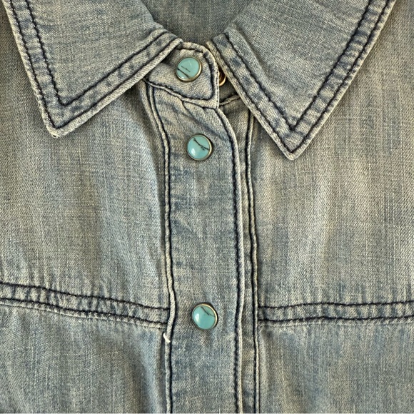 ba&sh Denim Button-Up Dress - Picture 4 of 7